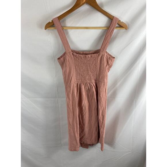 Aeropostale Blush Pink Button Front Dress Small - Picture 3 of 3
